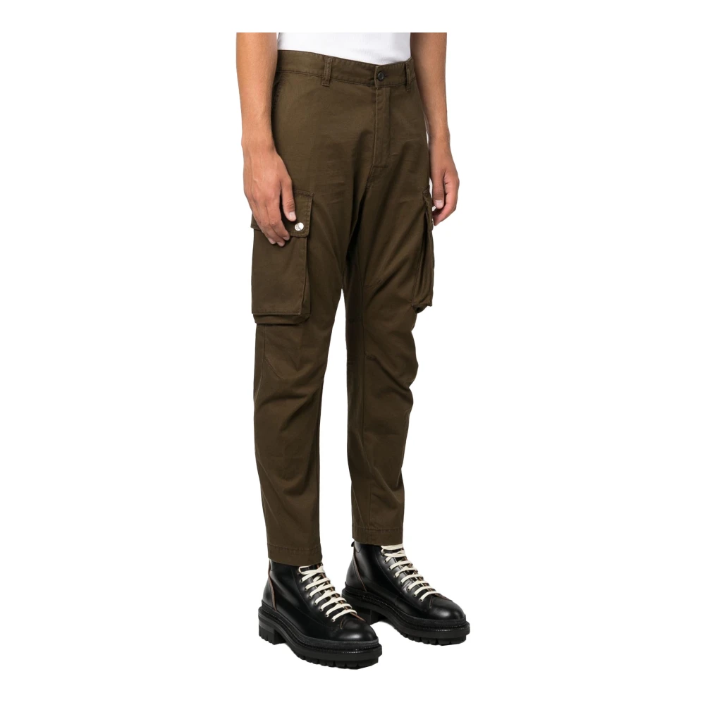 Dsquared2 Slim Fit Cargo Broek Brown Heren