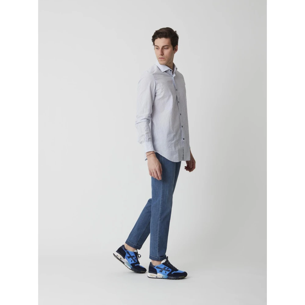 Mazzarelli Casual Shirts Multicolor Heren