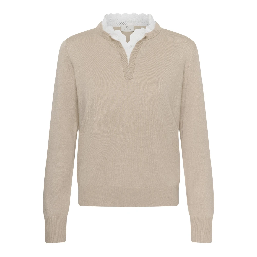 Kaffe - Strickware - Knitwear - Damen - Beige - L - Bild 3