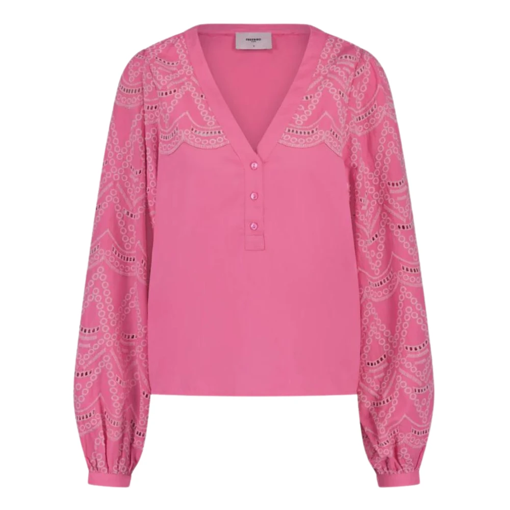 Freebird Bauke blouses roze Pink Dames