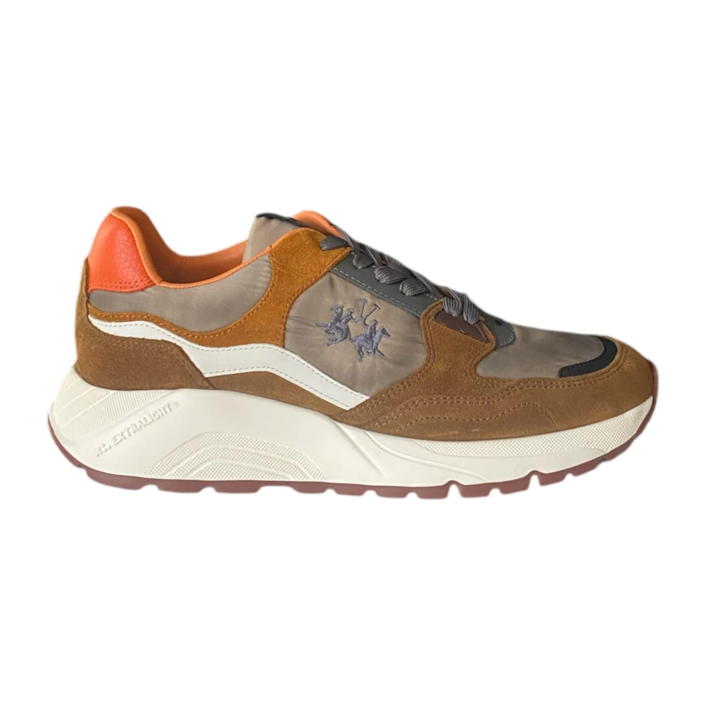 La Martina Bruine Lage Sneakers Heren Schoenen