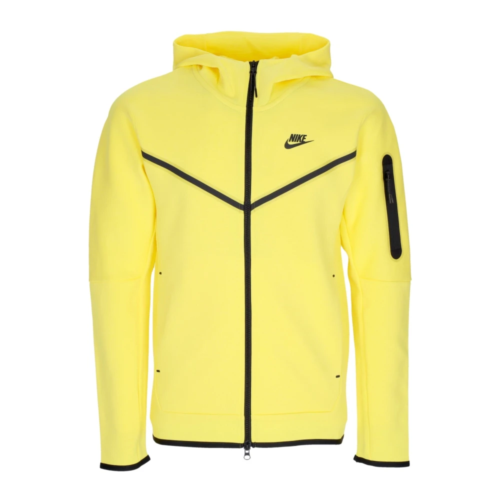 Nike Tech Fleece Zip Hood Sweatshirt Geel Yellow Heren