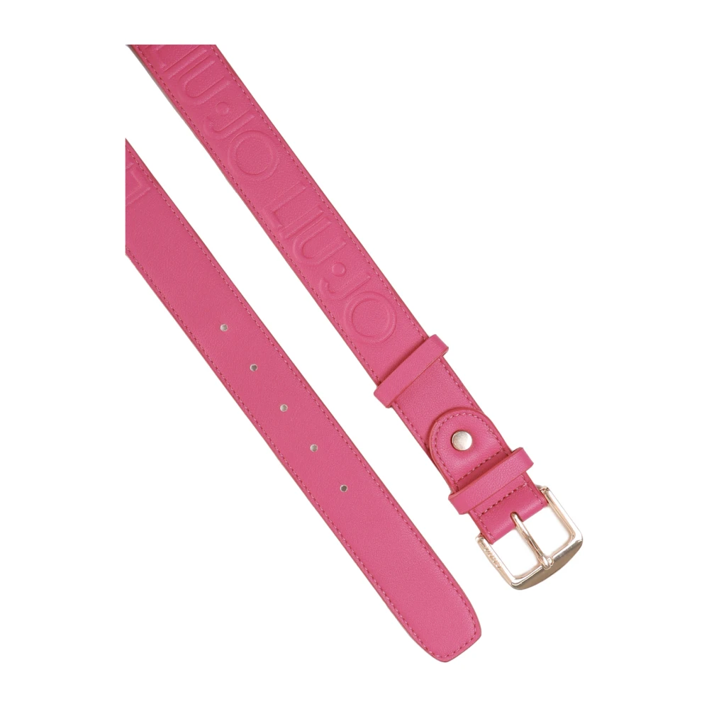 Liu Jo Verstelbare fuchsia Riem met logo gesp Pink Dames