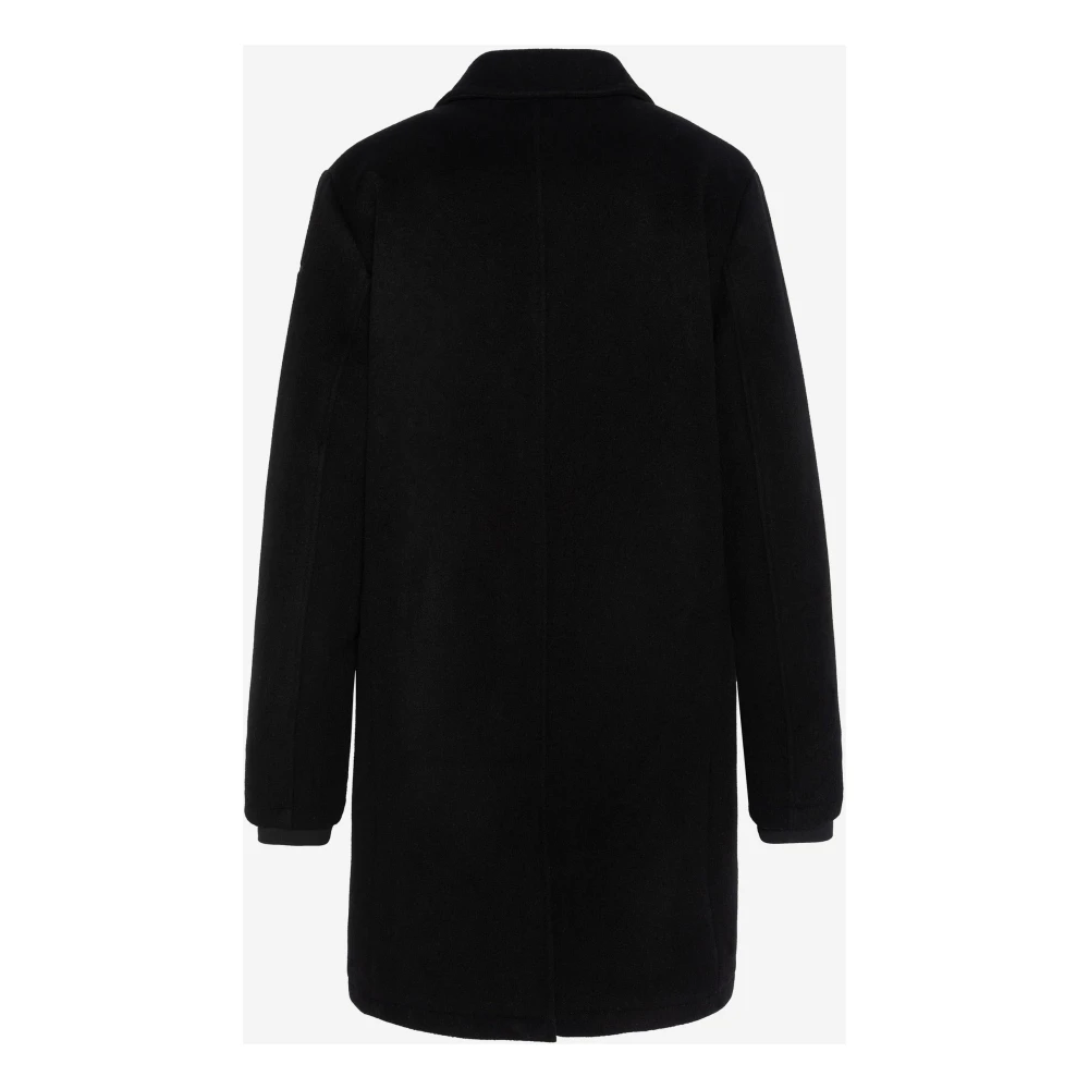 Schott NYC Lange Zwarte Jas Miles2 Stijl Black Heren