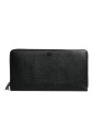 black-leather-logo-zip-around-wallet