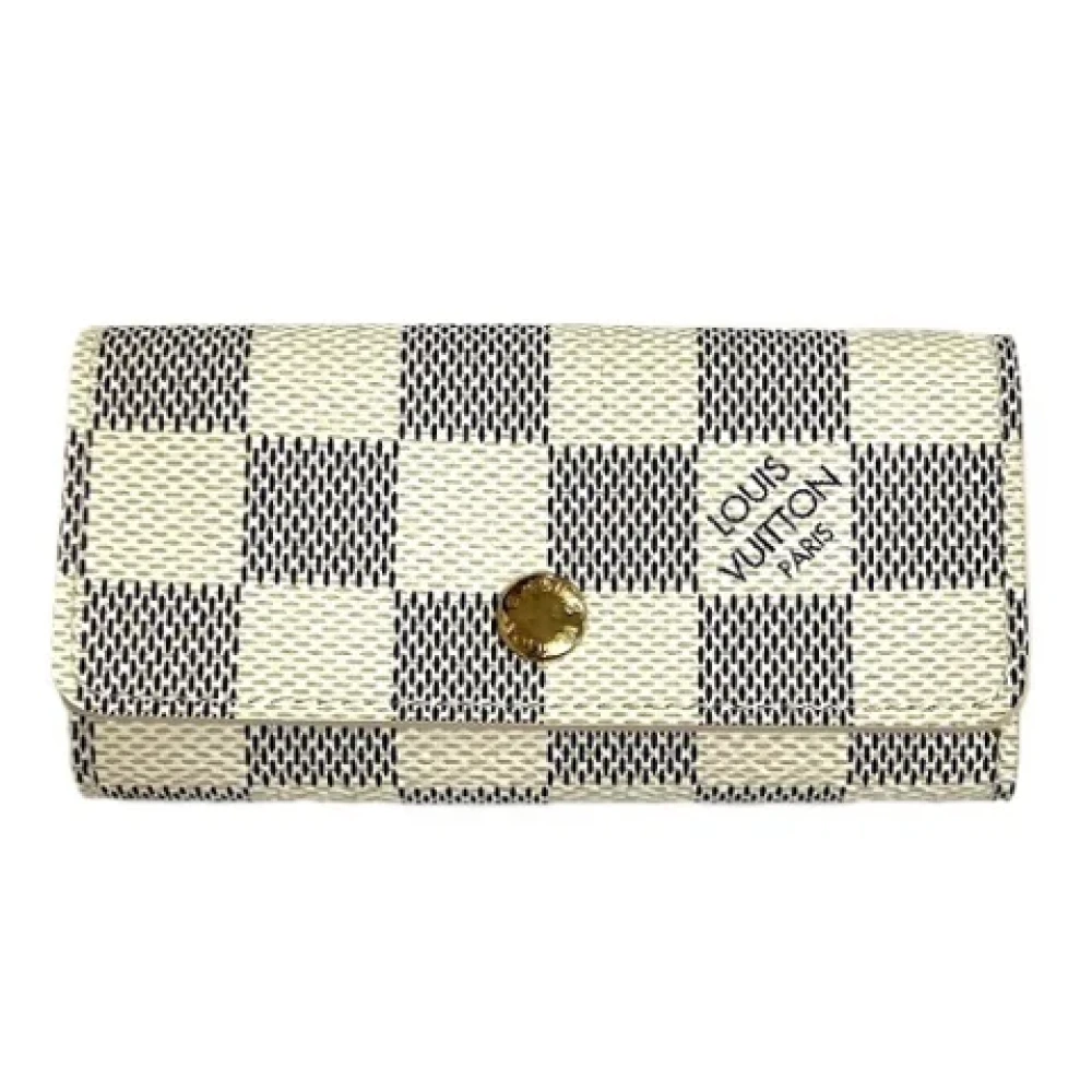 Louis Vuitton Vintage Pre-owned Canvas key-holders White Unisex