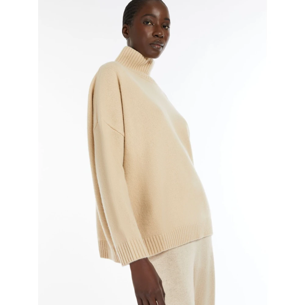Max Mara Weekend Wollen Trui Borgia Beige Dames