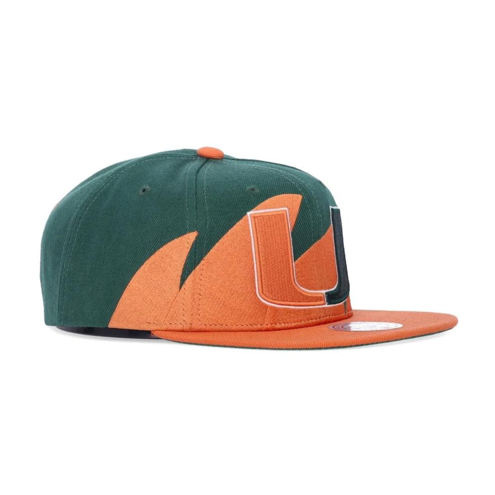 Mitchell & Ness Ncaa Sharktooth Snapback Cap Green Heren