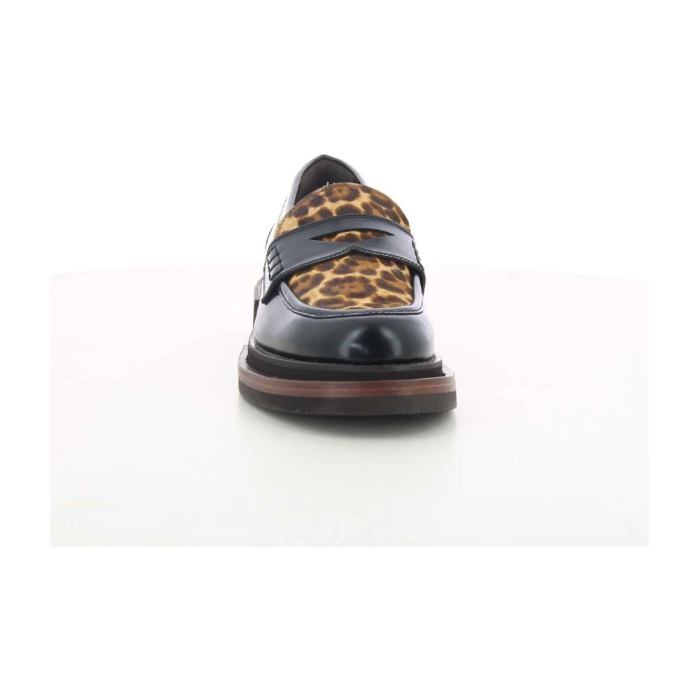 Pertini Dames Schoenen Cognac Black Dames