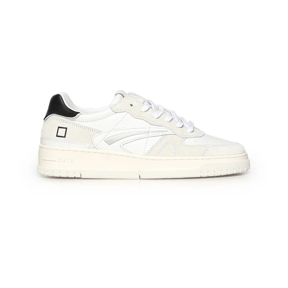 D.a.t.e. Herr Vit Skor 43 Eu, Bomull, Sneakers