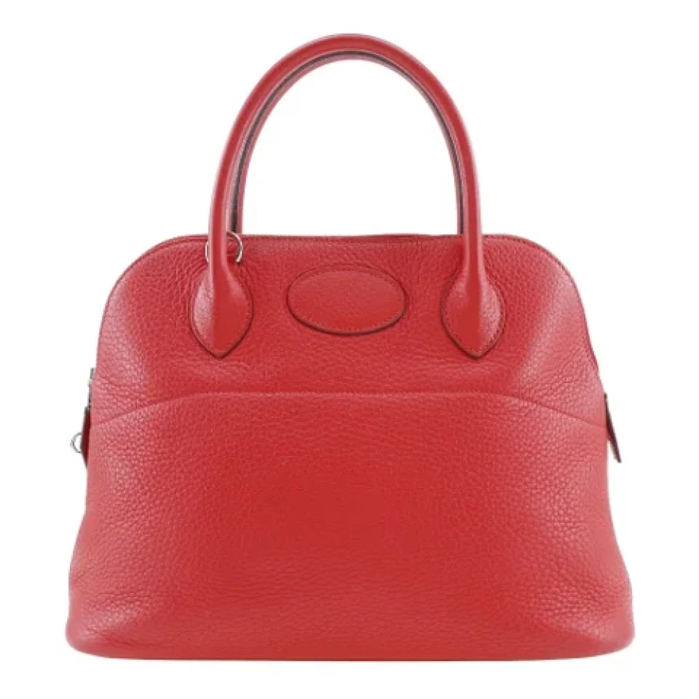 Hermès Vintage Pre-owned Leather handbags Red Dames
