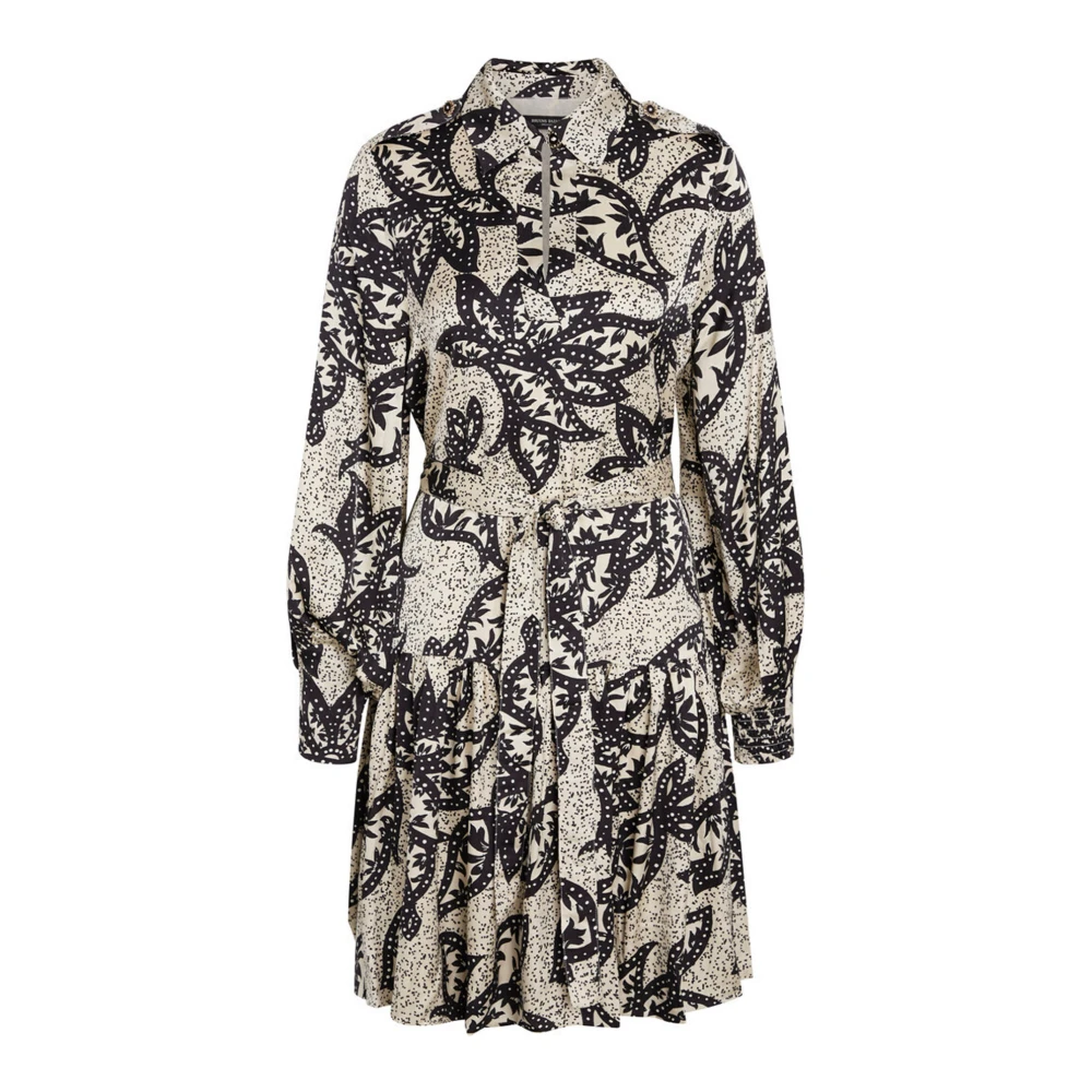 Bruuns Bazaar Zandprint A-lijn Jurk Beige Dames
