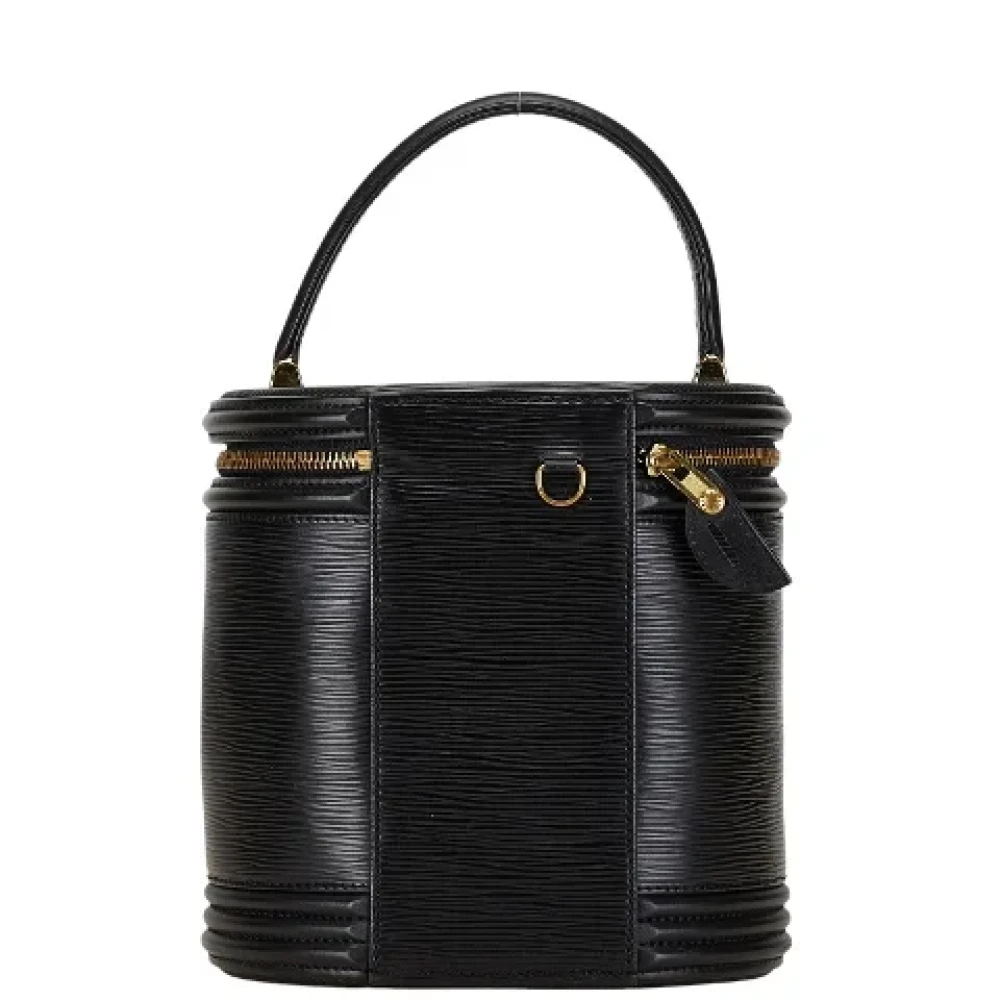 Louis Vuitton Vintage Pre-owned Leather handbags Black Dames
