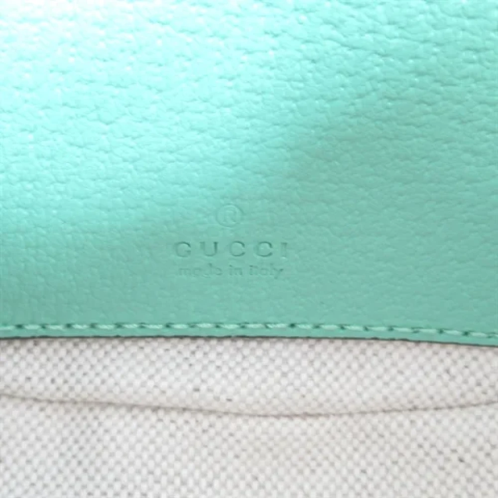 Gucci Vintage Pre-owned Leather shoulder-bags Green Dames