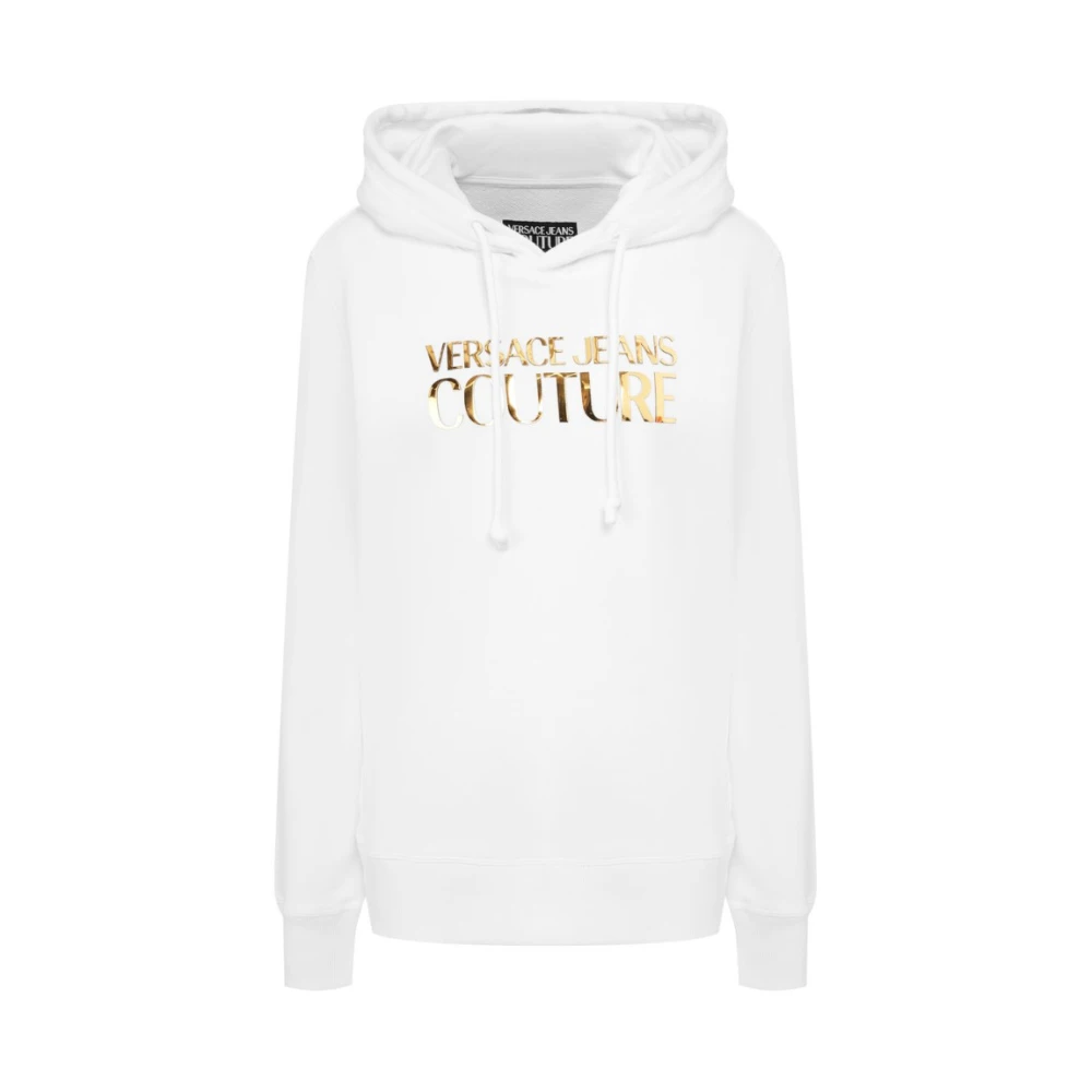 Versace Jeans Couture Men's White Hoodie With 3D Logo - Hoodies - Xl - Sweatshirts & Hoodies