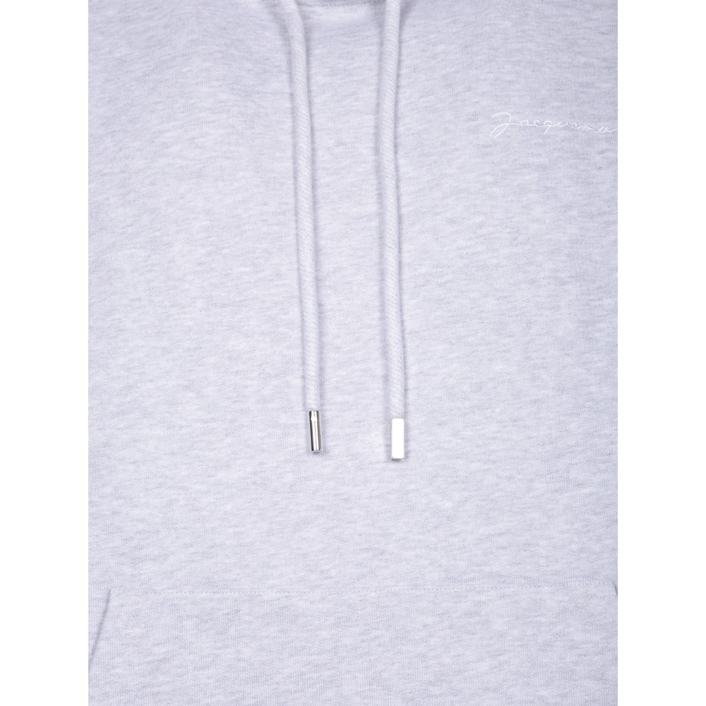 Jacquemus Grijze Sweatshirt Verhoog Stijl Aw24 Gray Heren