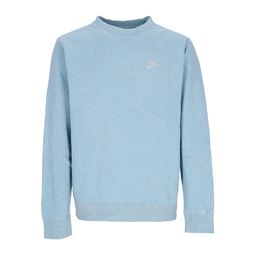 Nike Blauwe Crewneck Sweatshirt Revival Blue Heren