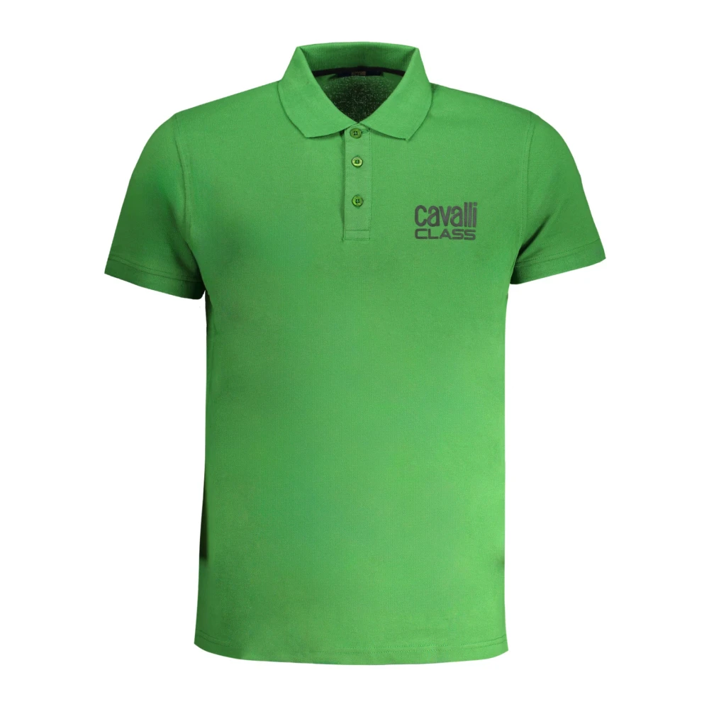 Cavalli Class Men's Green Clothing - Polo Shirts - 2XL - Tops