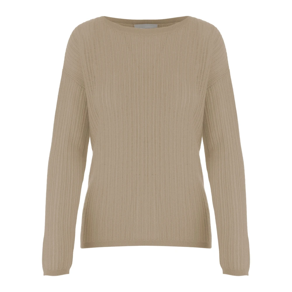 Allude Women's Beige Cashmere Knitwear, M, Cashmere Jumper