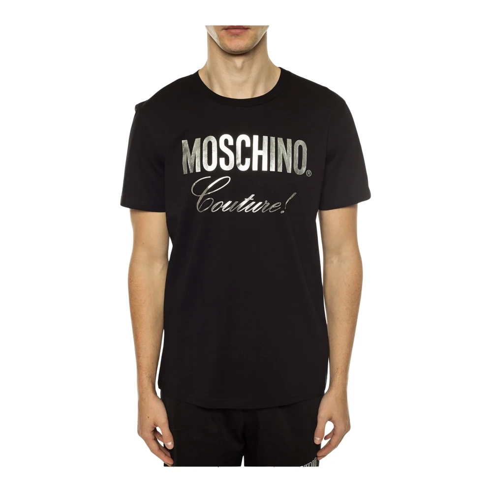 Moschino Herren Schwarz Oberteile, K, Sgröße: