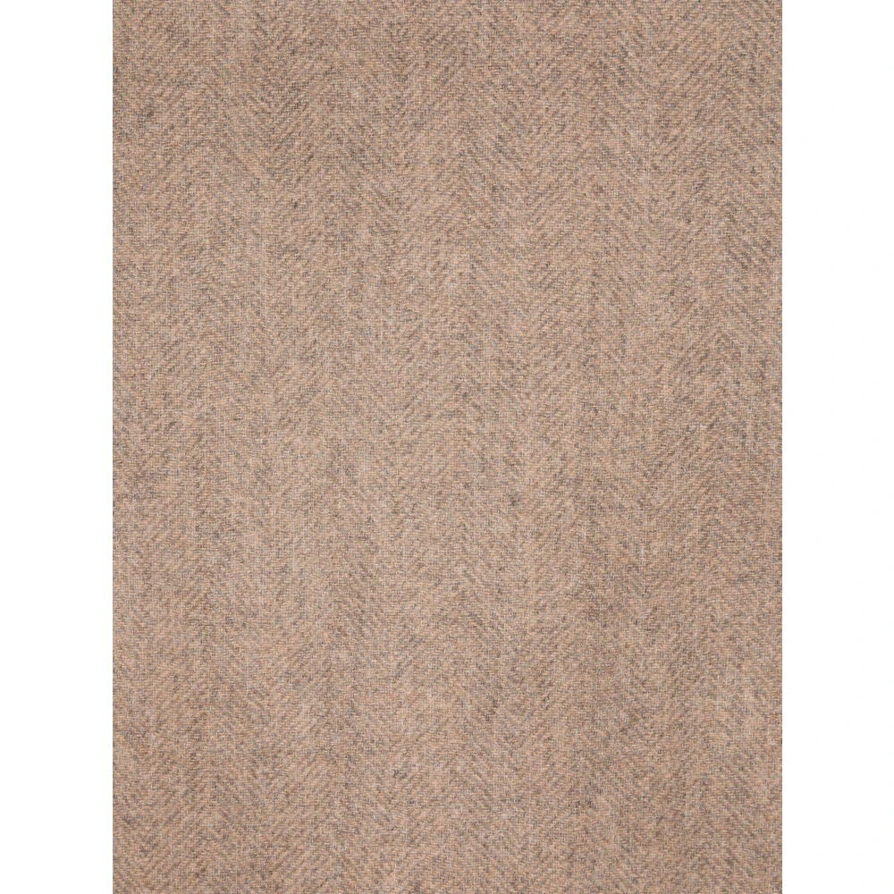Canali Luxe Cashmere Sjaal Made in Italy Beige Heren