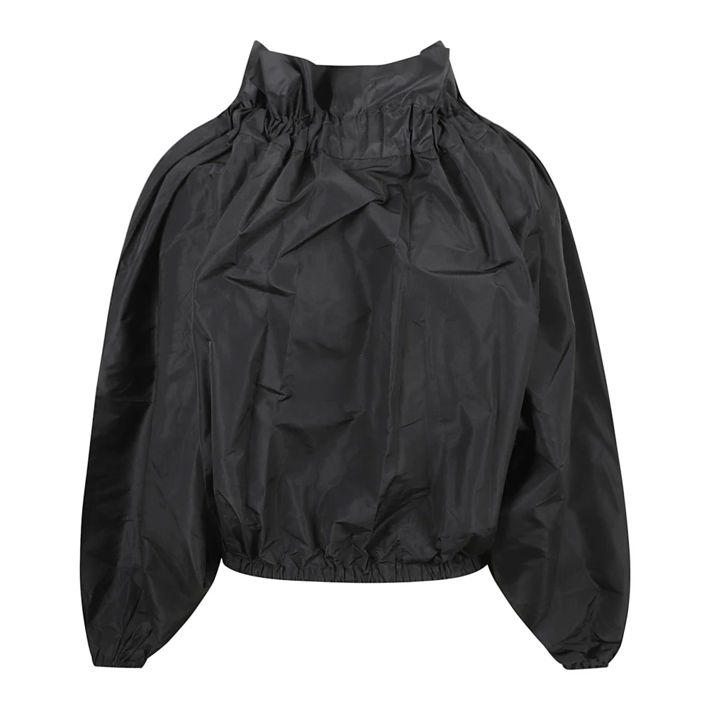Patou Zwarte Iconische Volume Top Shirt Black Dames