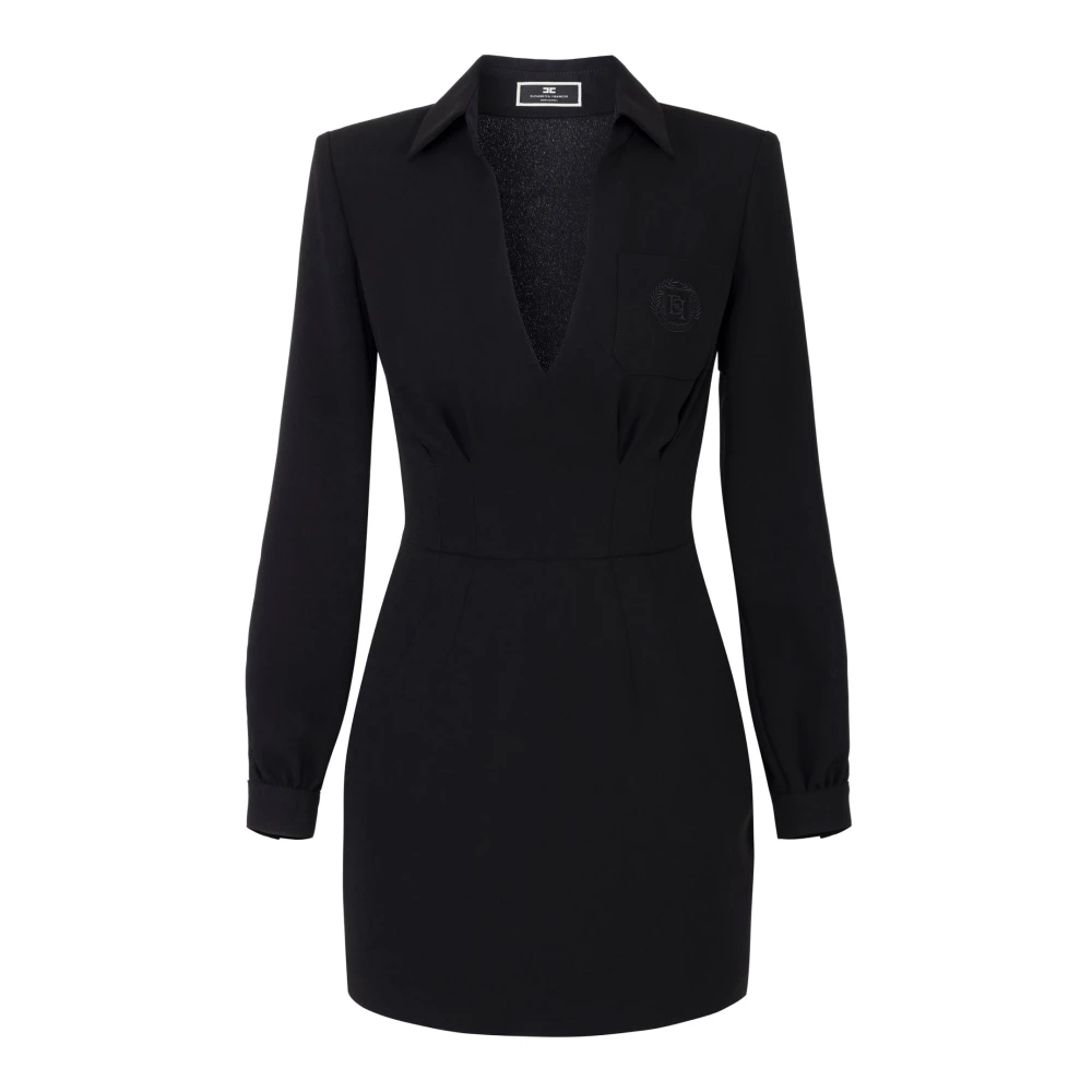 Elisabetta Franchi Elegante Jurk voor Speciale Gelegenheden Black Dames