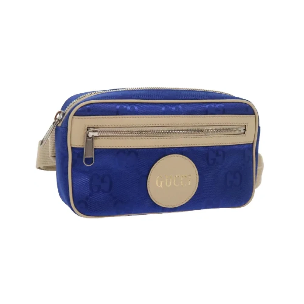 Gucci Vintage Pre-owned Nylon gucci-bags Blue Dames