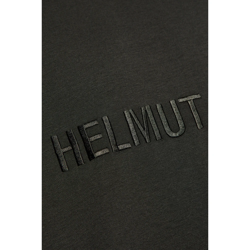 Helmut Lang T-shirt met logo Black Heren
