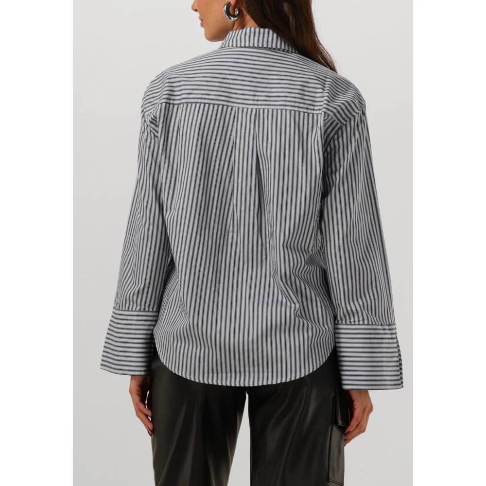 Modström Gestreepte Laineymd Blouse Blue Dames