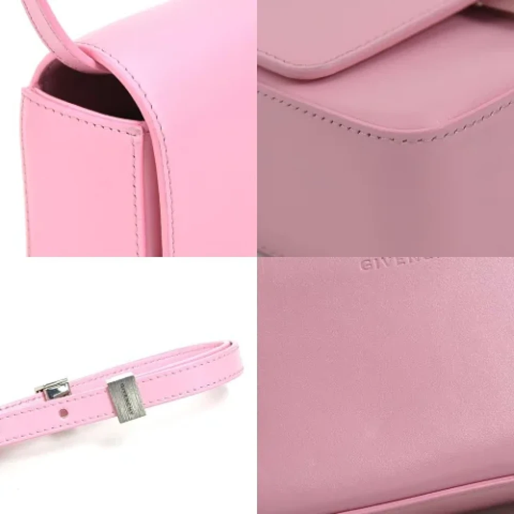 Givenchy Pre-owned Leather shoulder-bags Pink Dames