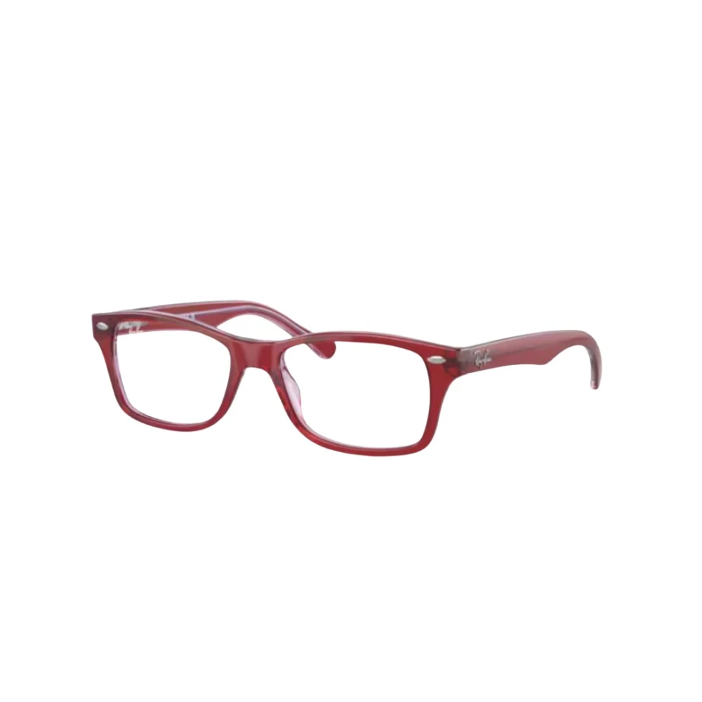 Ray-Ban Eyeglasses Kids Optics Kids - Top Red & Orange & Light Purple Frame Clear Lenses Polarized 48-16, RB1531 - Image 3