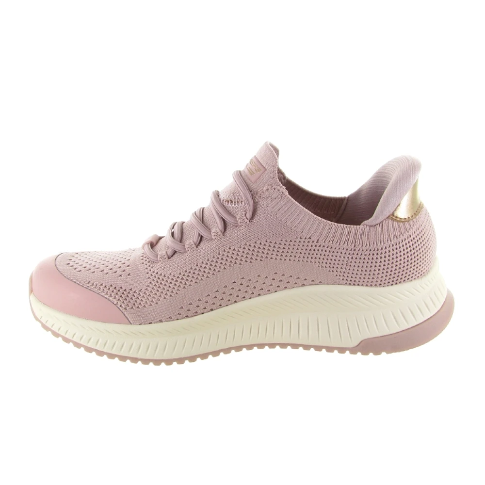 Skechers Bob Squad Dire Step Slip Ins Dames Schoenen Roze