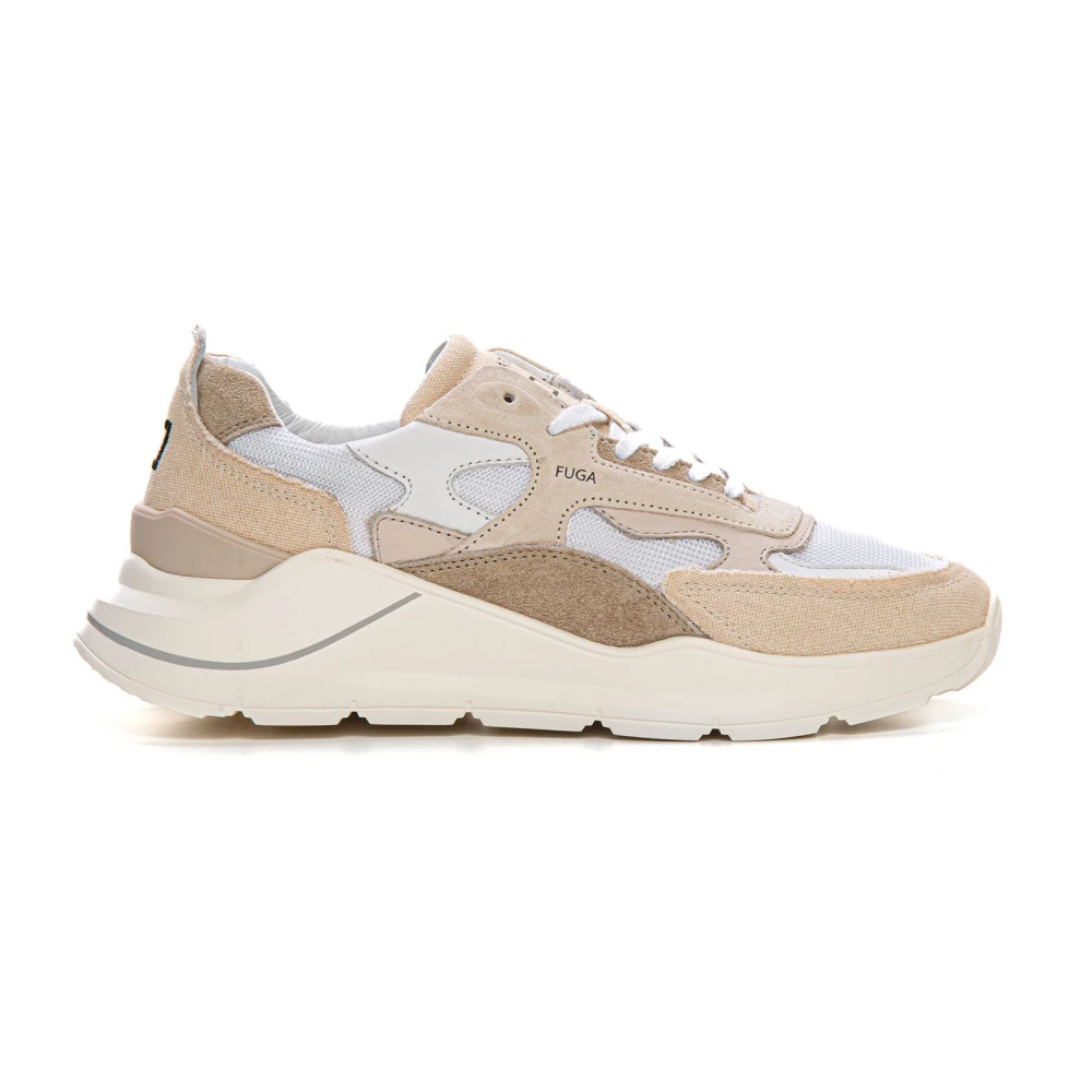 D.a.t.e. Canvas lage sneaker in suède Heren Schoenen Veelkleurig Multicolor