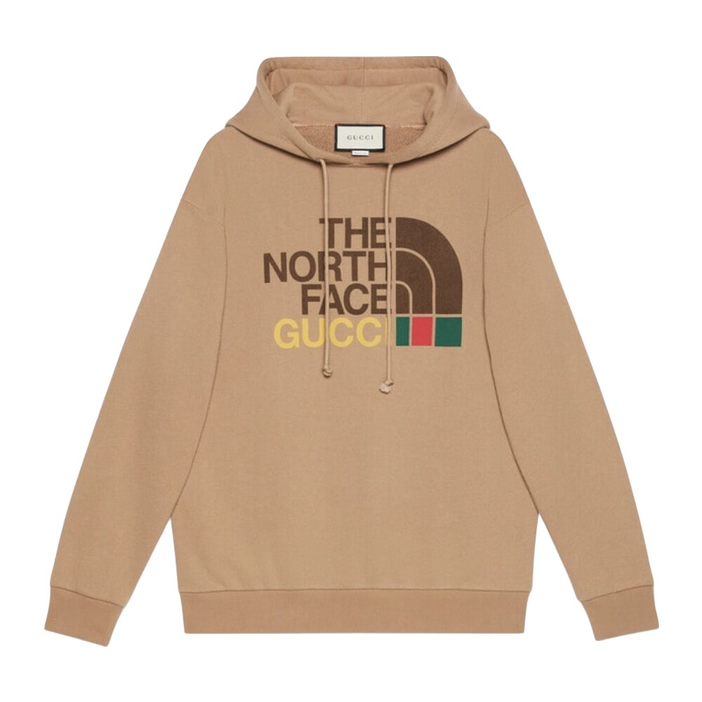 Brown gucci hoodie hotsell