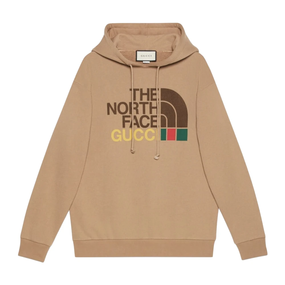 Gucci Beperkte oplage Katoenen Hoodie Bruin Brown Heren