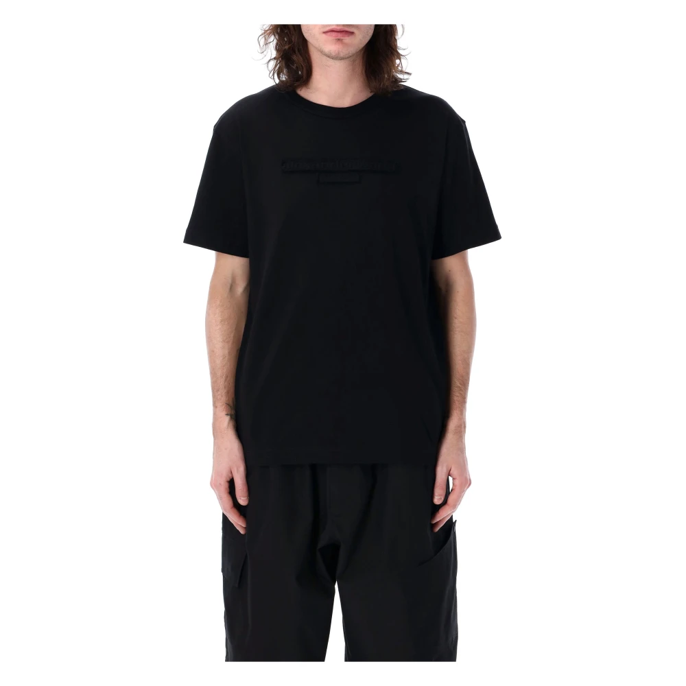 Alexander wang Distressed Logo T-shirt Zwart Black Dames