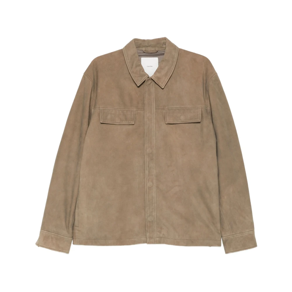 Jackets > Leather Jackets - - Calvin Klein - Modalova