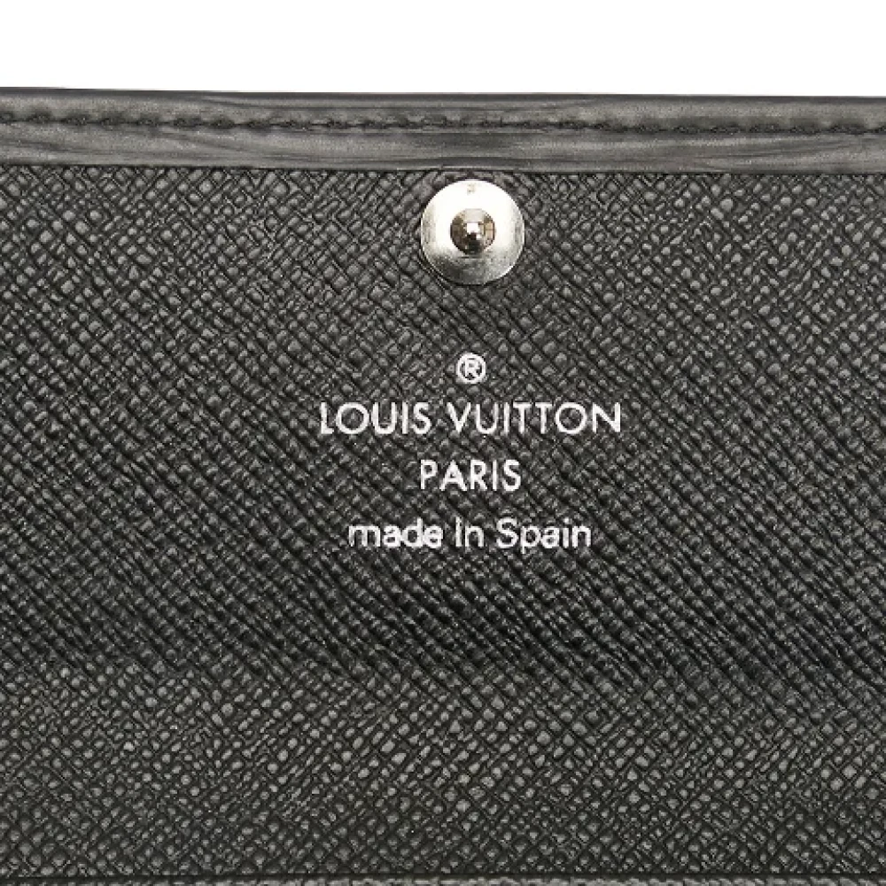 Louis Vuitton Vintage Pre-owned Leather home-office Black Dames