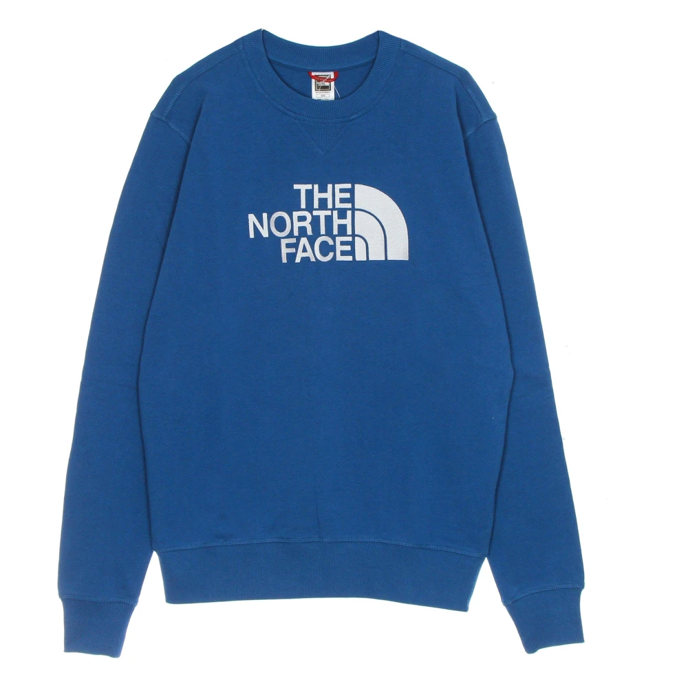 The North Face Blauwe Crewneck Sweatshirt Lichtgewicht Lange Mouw Blue Heren