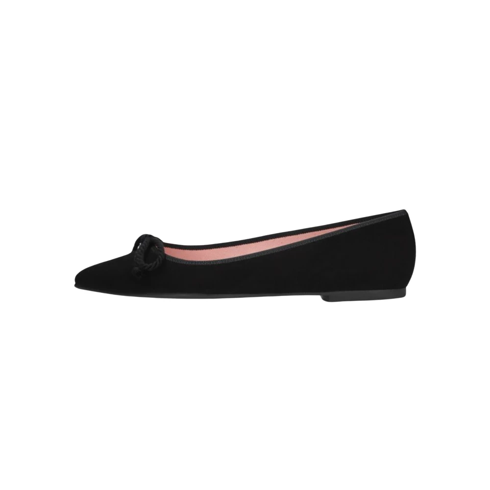 Pretty Ballerinas Women's Black Pointed Ballerina Flats - Ballerina Shoes - 3 Uk - Shoes