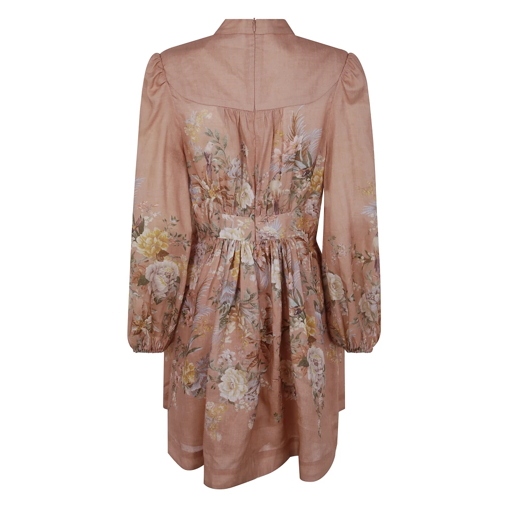 Zimmermann Stijlvolle Mini Jurk met Diepe Halslijn Multicolor Dames