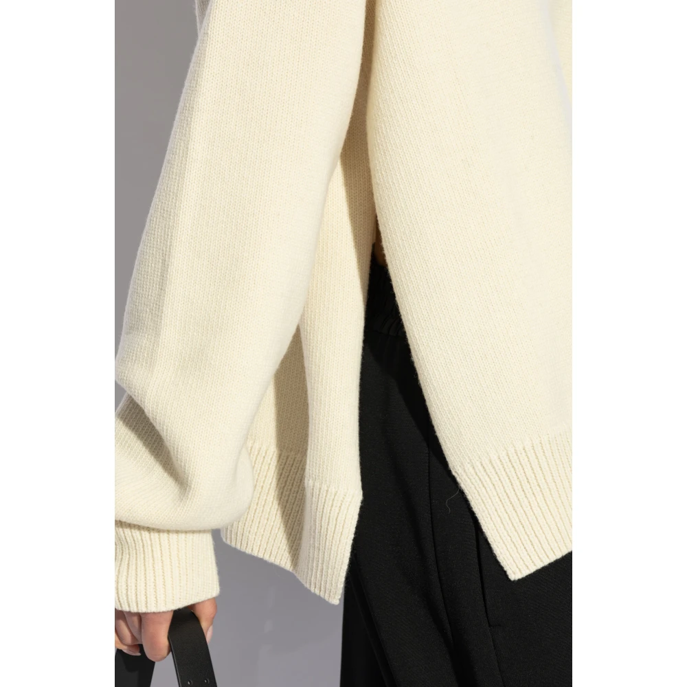 Jil Sander Wollen trui van Beige Dames