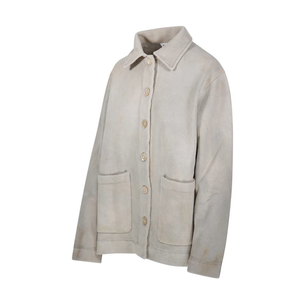 Our Legacy Fleece Lodge Vest Beige Dames