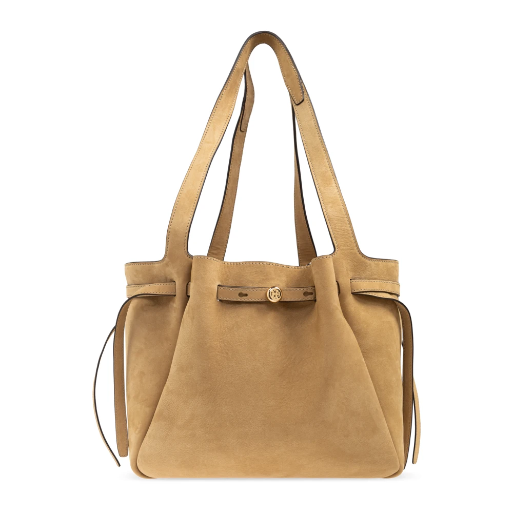 TORY BURCH Tas 'Romy' type 'shopper' Beige Dames