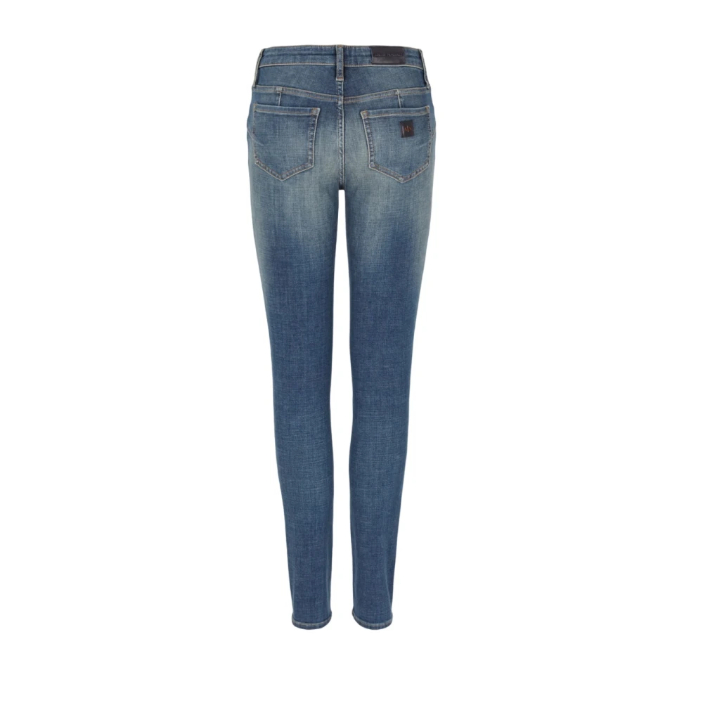 Armani Exchange Women's Blue Slim-Fit Jeans, Female,, Slim Fit Jeans Aw24 W28