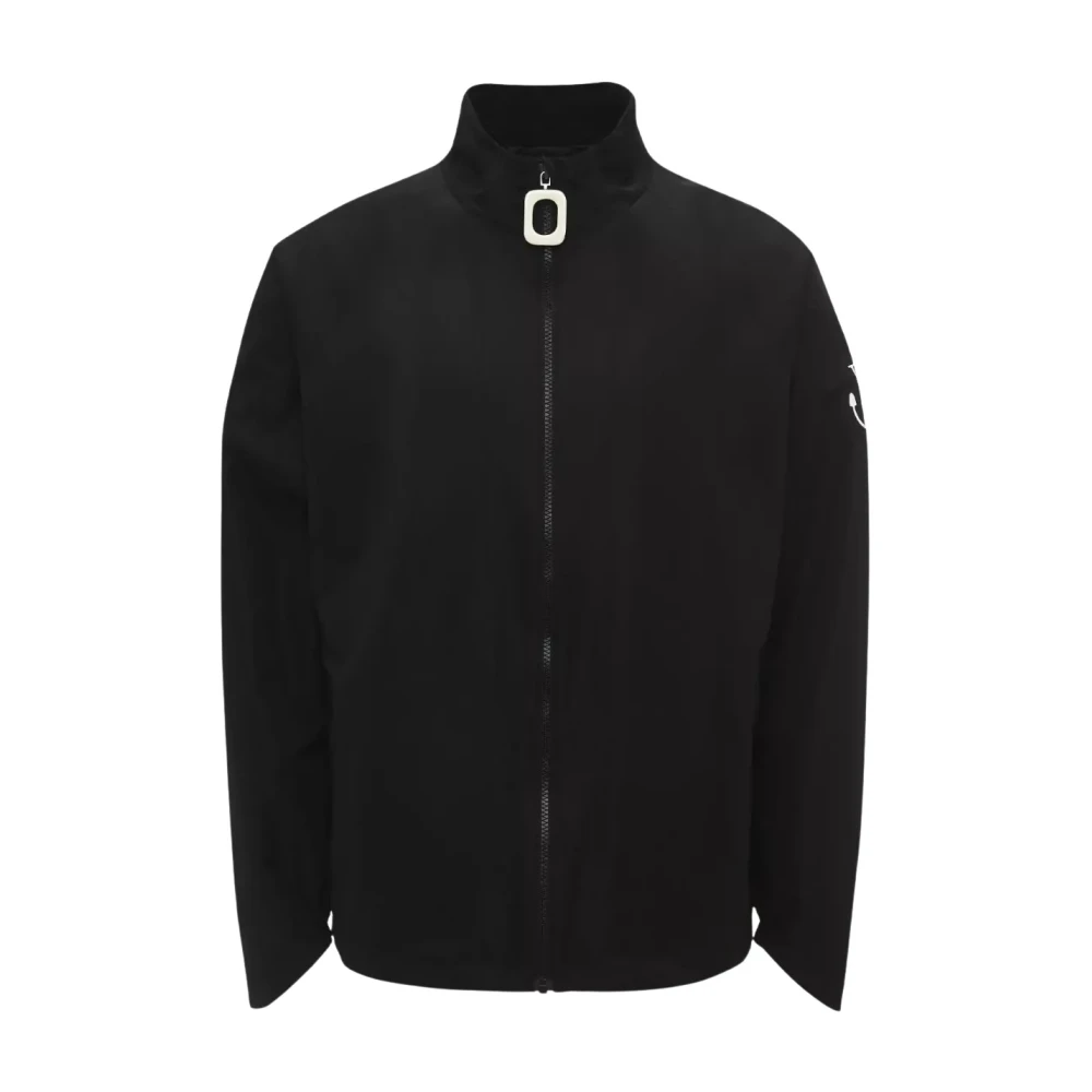 JW Anderson Zwarte Logo Jas Black Heren