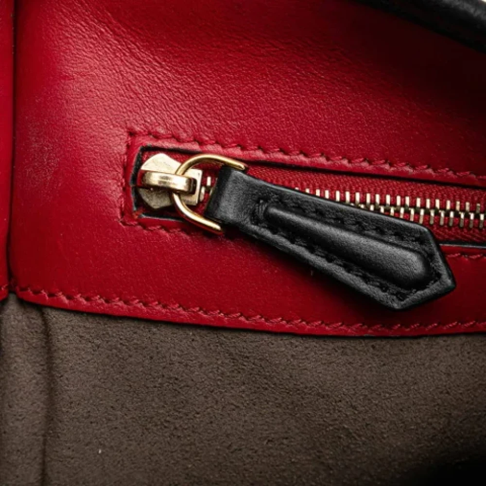 Fendi Vintage Pre-owned Leather fendi-bags Red Dames