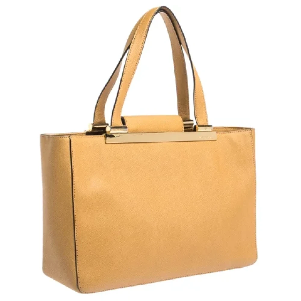 Michael Kors Pre-owned Leather totes Brown Dames