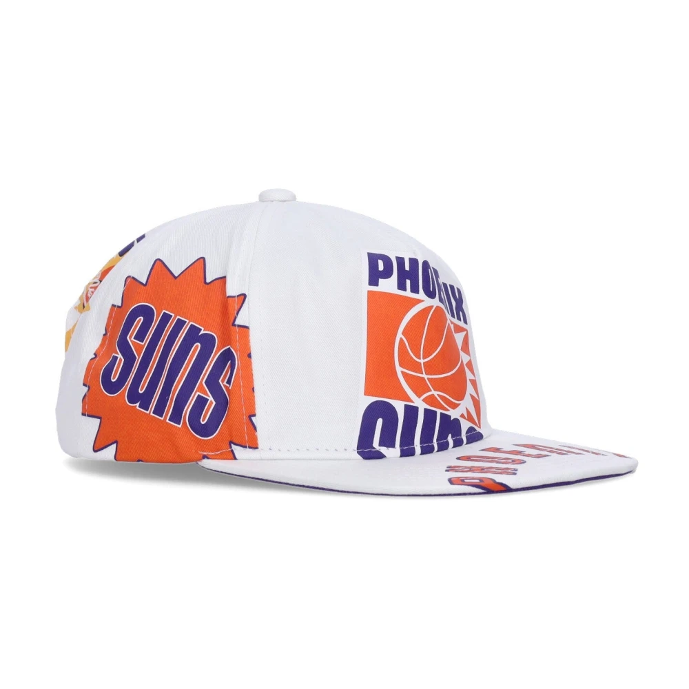 Mitchell & Ness NBA Phoenix Suns Platte Klep Pet White Heren